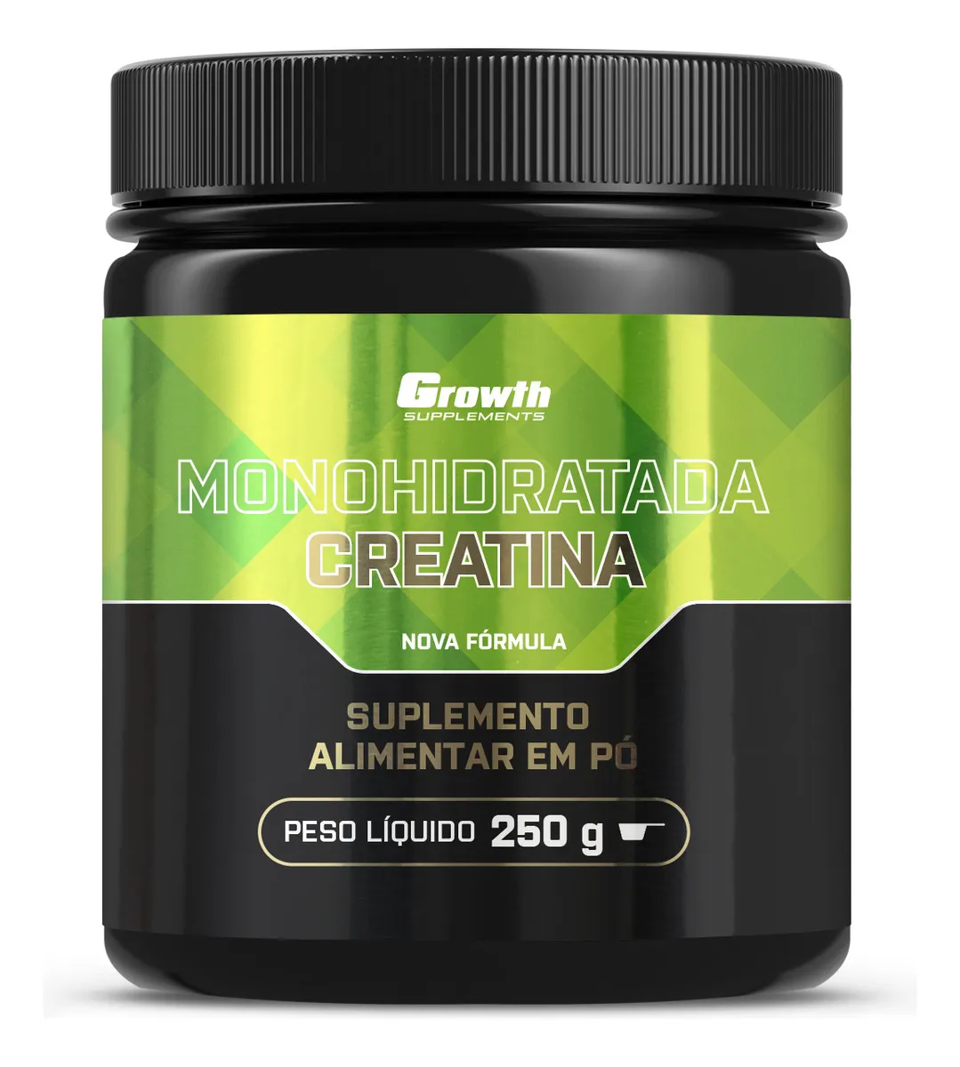 Creatina Monohidratada 250g Growth Supplements – Sem sabor em Pó